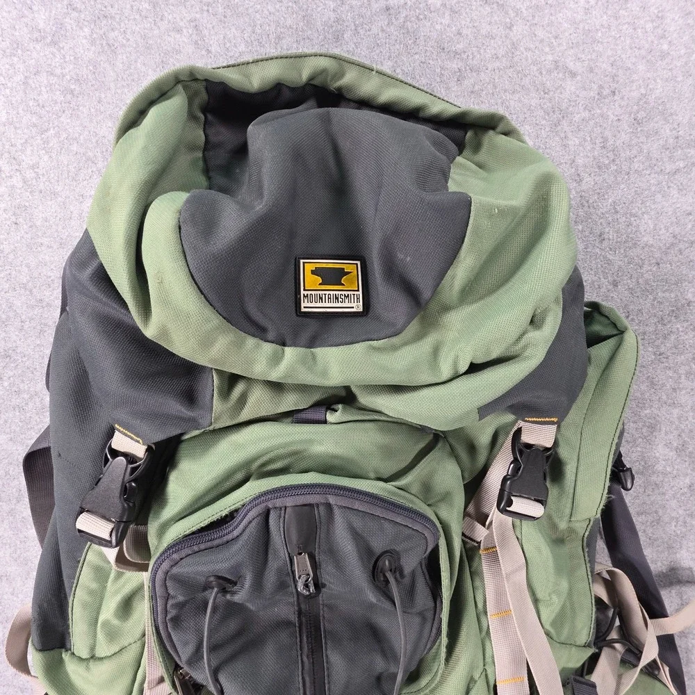 Vintage Mountainsmith backpack Scarlet Green Used Condition Internal Frame